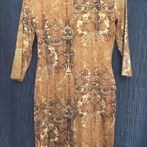 Just Cavalli Gold tone dress